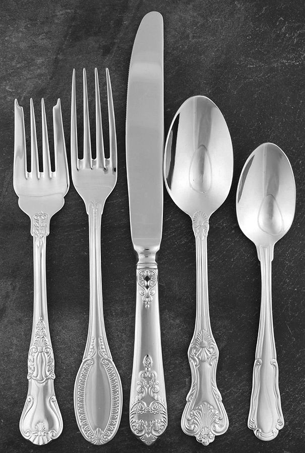 Hotel Lux (Stainless) 5 Piece Place Setting by Wallace Silver-1