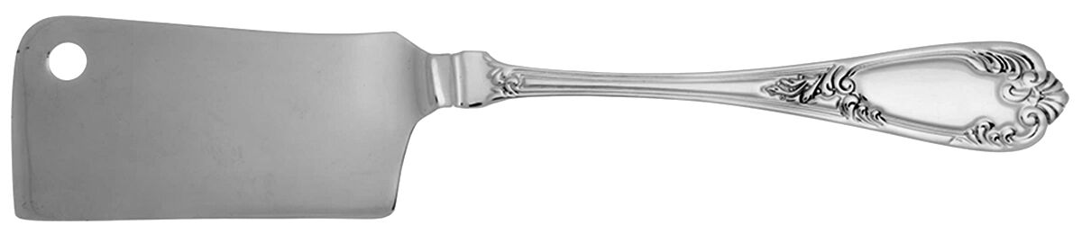 Hotel Lux (Stainless) Cheese Cleaver with Stainless Blade HC by Wallace Silver-1