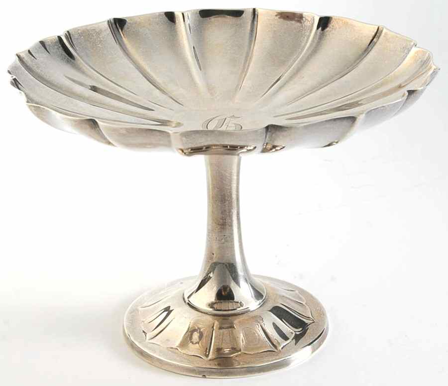215 (Sterling, Hollowware) Round Compote (Height X Width) by Wallace Silver-1