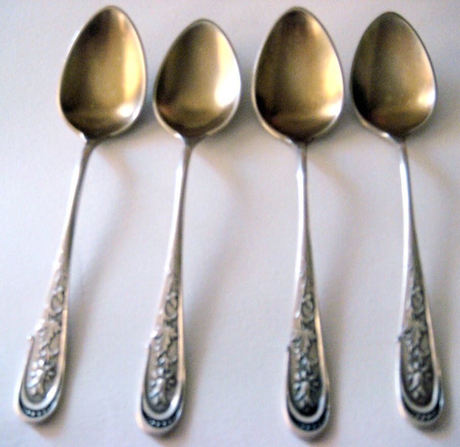 WHS49 (Sterling) Demitasse Spoon by Wood & Hughes-1