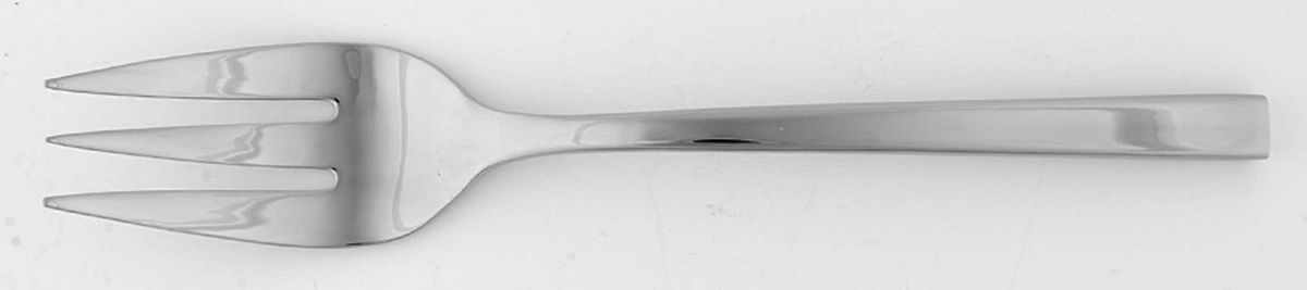 Polished (Stainless) Medium Solid Cold Meat Serving Fork by Wedgwood Silver-1