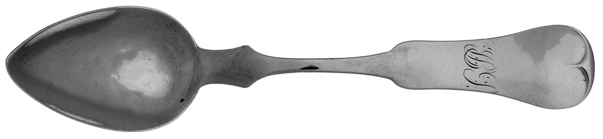 Coin Silver Flatware Teaspoon by W. C. Smith-1