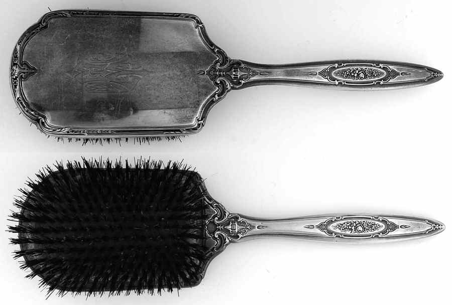 600 (Sterling, Hollowware) Hair Brush by Wallace Silver-1