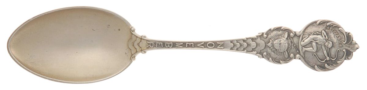 Birthday-Zodiac Spoons (Sterling) Five O'Clock Spoon by Watson-1