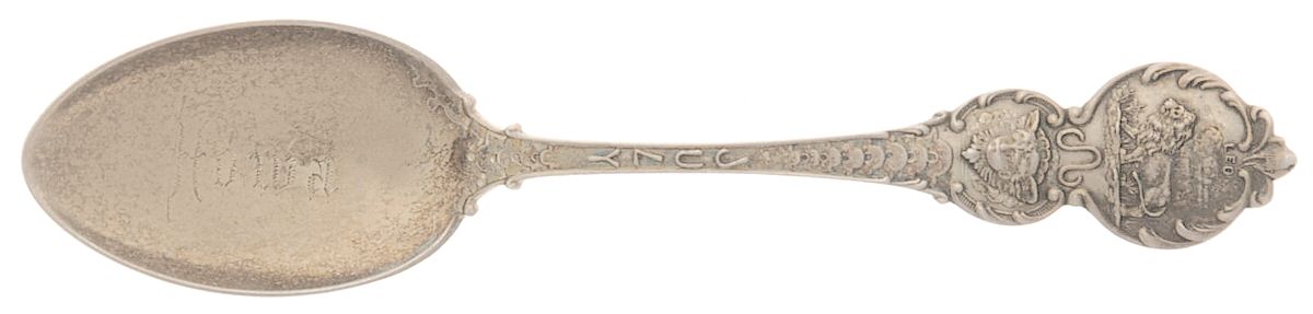 Birthday-Zodiac Spoons (Sterling) Five O'Clock Spoon by Watson-1