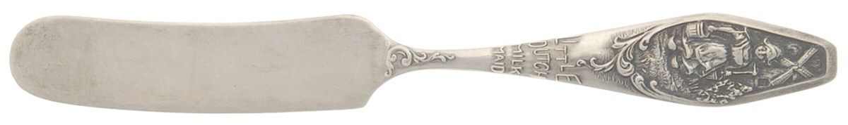 WED31 (Sterling) Flat Handle Butter Spreader by Weidlich Silver-1