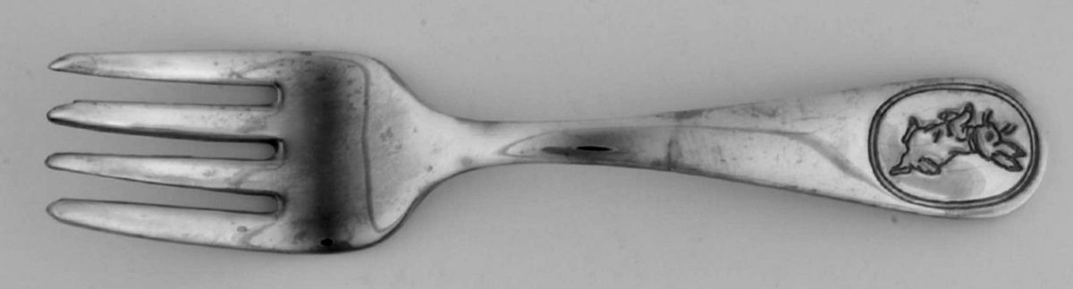 Peter Rabbit (Silverplate) Baby Fork by Wedgwood Silver-1