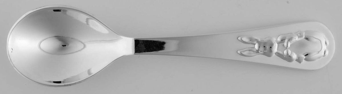 Peter Rabbit (Silverplate) Spoon-Baby/Straight Handle by Wedgwood Silver-1
