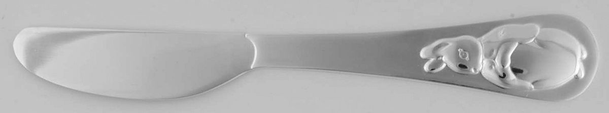 Peter Rabbit (Silverplate) Baby Knife with Silverplate Blade by Wedgwood Silver-1