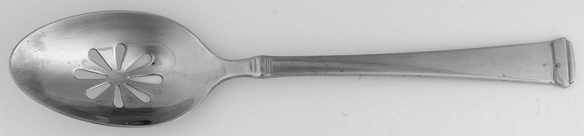 WAS223 (Stainless) Pierced Tablespoon (Serving Spoon) by Wallace Silver-1