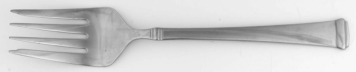 WAS223 (Stainless) Medium Solid Cold Meat Serving Fork by Wallace Silver-1
