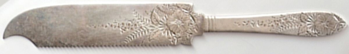 WMW8 (Sterling) Bread Knife, Solid Piece by Wm Wilson & Son-1