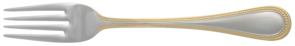 Paris (Stainless, Gold Accent) Individual Salad Fork by Wirths-1