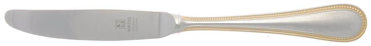 Paris (Stainless, Gold Accent) Modern Hollow Knife by Wirths-1
