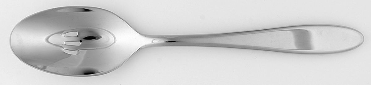 Claremont (Stainless) Pierced Tablespoon (Serving Spoon) by Wedgwood Silver-1