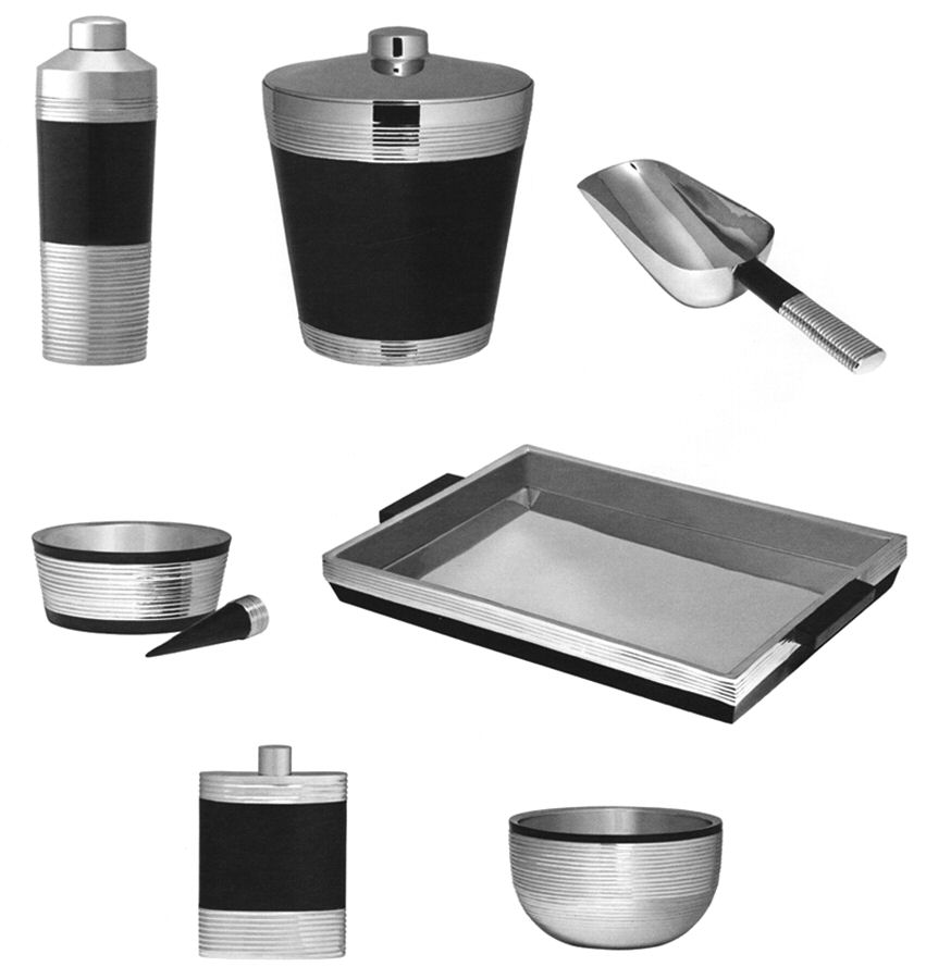 Debonair (Stainless, Hollowware) Ice Bucket & Lid by Wedgwood Silver-1