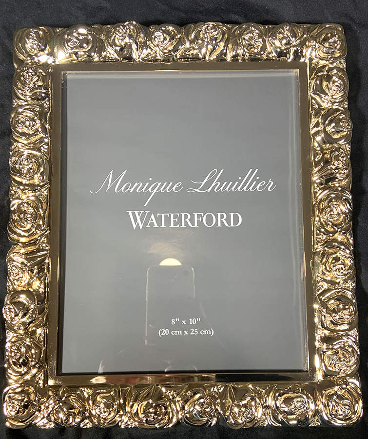 Sunday Rose (Metal, Hollowware) Frame Holds 8" X 10" by Waterford-1