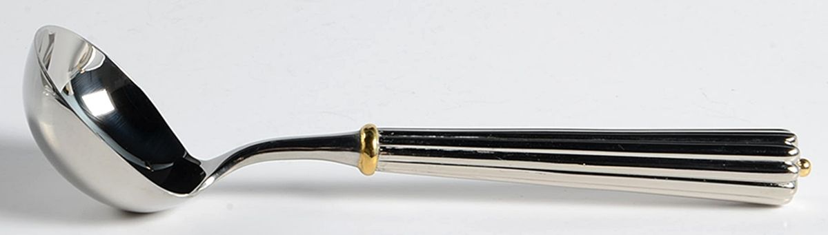 Fete d'Or (Stainless) Solid Gravy Ladle by Waterford-1