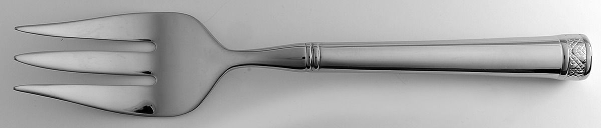Pointe d'Esprit (Stainless) Medium Solid Cold Meat Serving Fork by Waterford-1