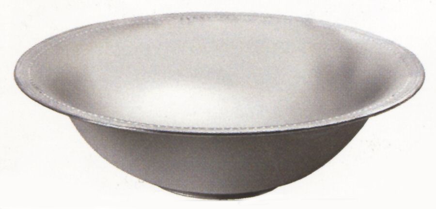 Grosgrain (Nickelplate, Hollowware) 10" Salad Serving Bowl by Wedgwood Silver-1