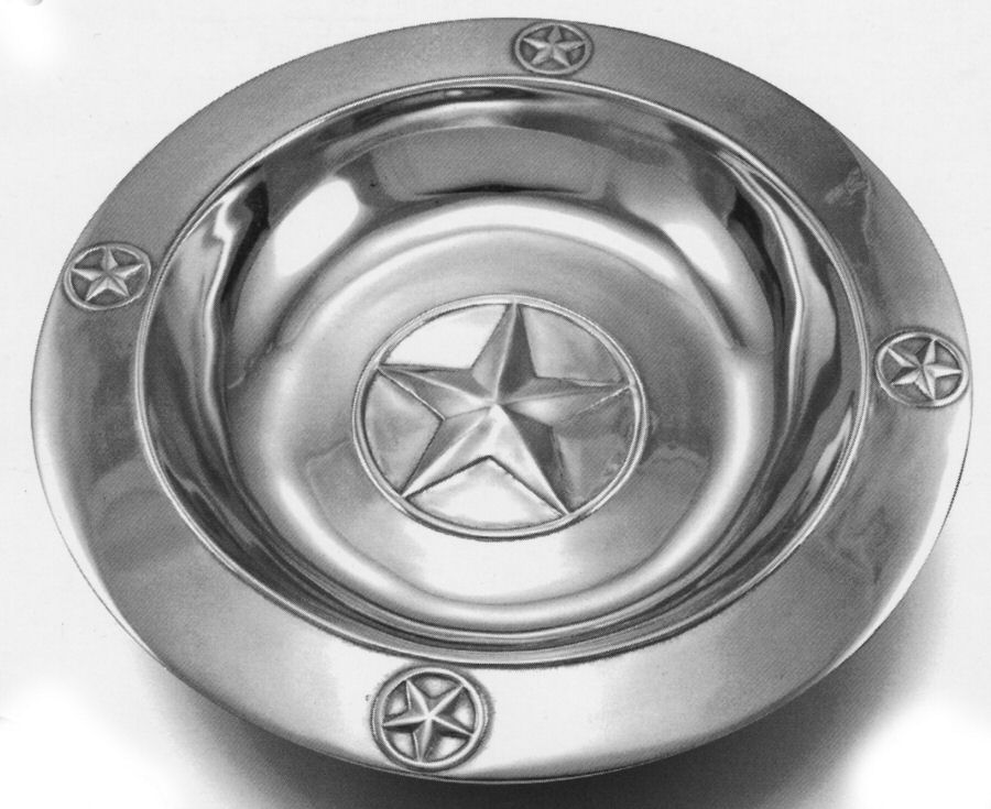 Lone Star (Armetale, Hollowware) 16" Round Bowl by Wilton Armetale-1