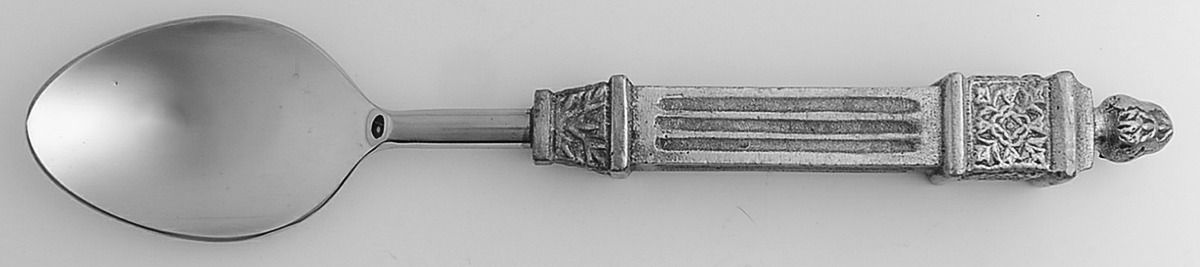 Gemma (Stainless) Place/Oval Soup Spoon by Wallace Silver-1