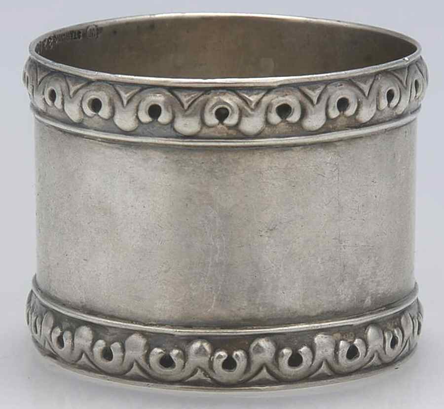 3260 (Sterling, Hollowware) Napkin Ring by Woodside Sterling Co-1