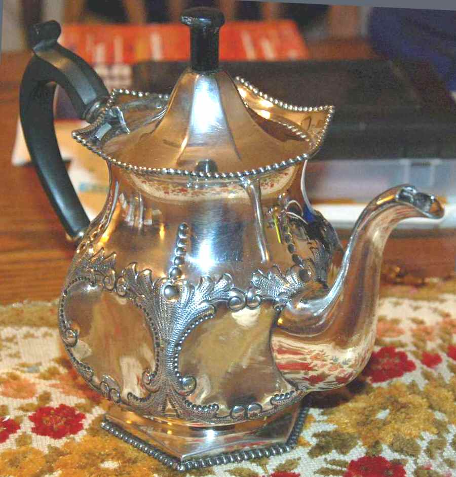 5085 (Silverplate, Hollowware) Teapot by Wilcox Silverplate-1