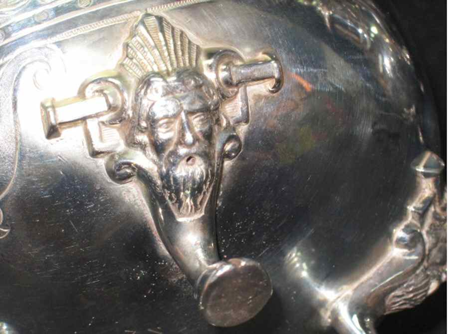 666 (Silverplate, Hollowware) Silverplate Coffee Pot by Wilcox Silverplate-1