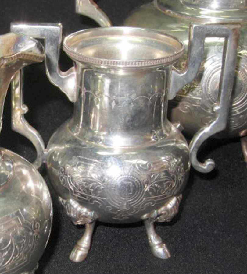 666 (Silverplate, Hollowware) Sugar Bowl No Lid by Wilcox Silverplate-1