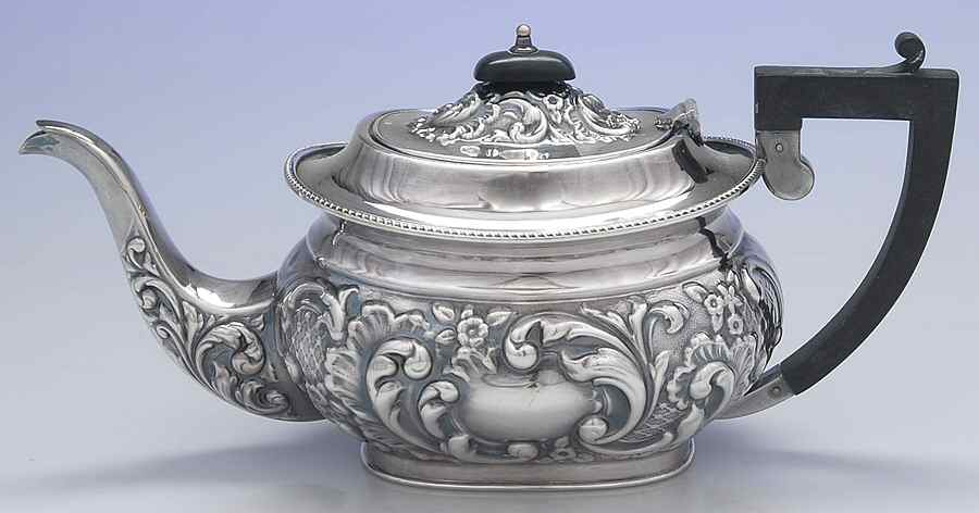 E1705 (Silverplate, Hollowware) Teapot by Wallace Silver-1