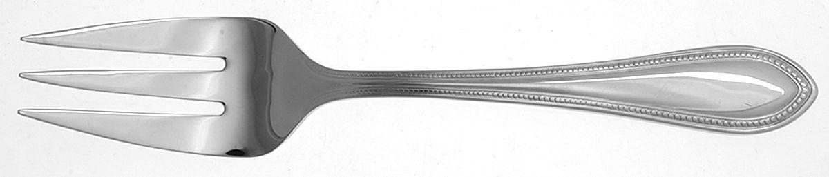 Brayton Bead (Stainless) Medium Solid Cold Meat Serving Fork by Waterford-1