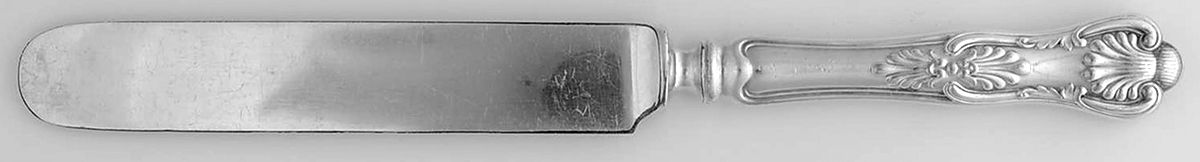 WAS224 (Sterling) Blunt Hollow Knife with Bolster by Wallace Silver-1