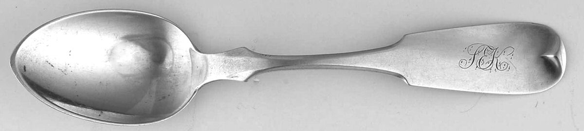 WMW9 (Sterling) Teaspoon by Wm Wilson & Son-1