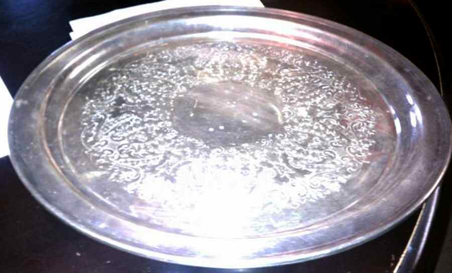 M256 (Silverplate, Hollowware) 14" Oval Serving Platter by Wallace Silver-1