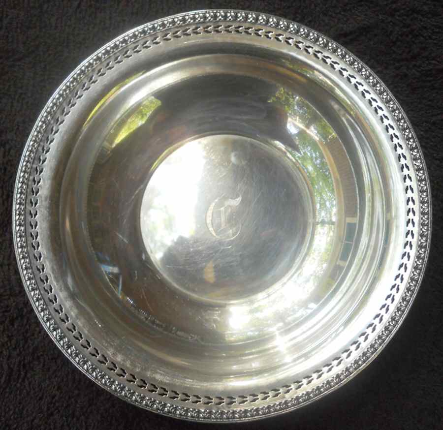 20 (Sterling, Hollowware) 6" Bon Bon Bowl by Watson-1