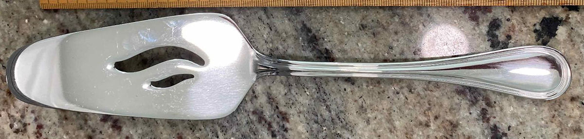 WAS225 (Stainless) Solid Pierced Pie Server by Wallace Silver-1