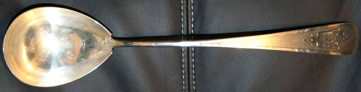 WGJ5 (Sterling) Solid Soup Ladle by WILLIAM GALE, JR.-1