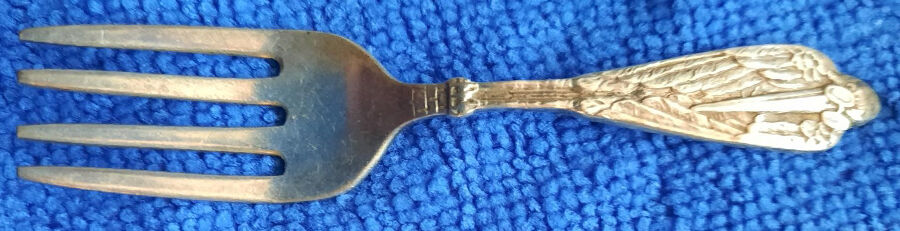 Stork (Sterling) Baby Fork by Webster Co-1