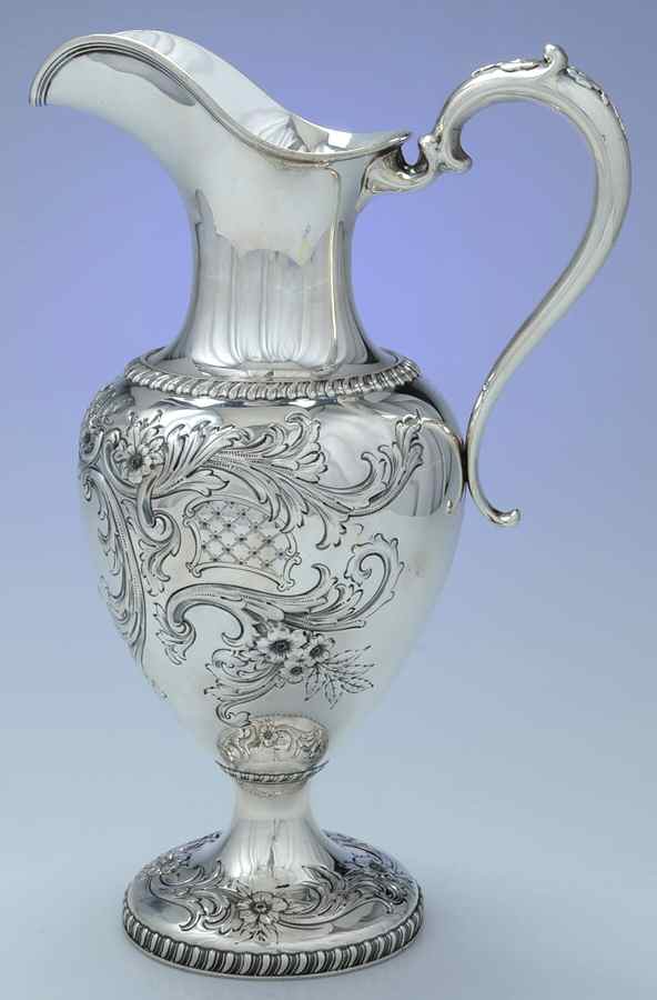 2327 (Sterling, Hollowware) Footed Ewer/Pitcher by Whiting Manf Co-1