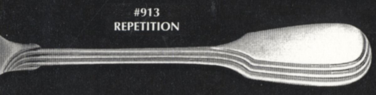 Repetition (Stainless) Fork by Wallace Silver-1
