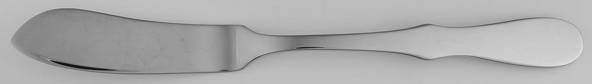 Vera Silhouette (Stainless) Flat Handle Master Butter Knife by Wedgwood Silver-1