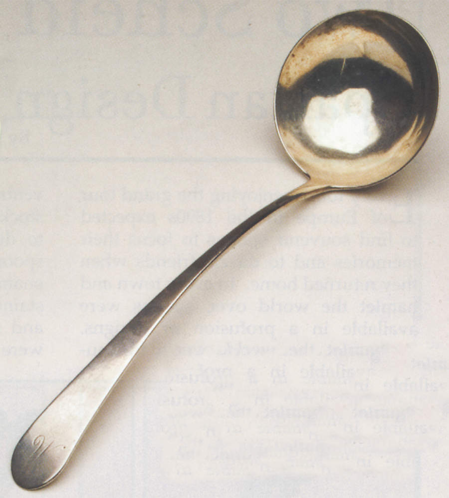 W8R1 (Coin) Solid Soup Ladle by Cpt. William Richardson-1