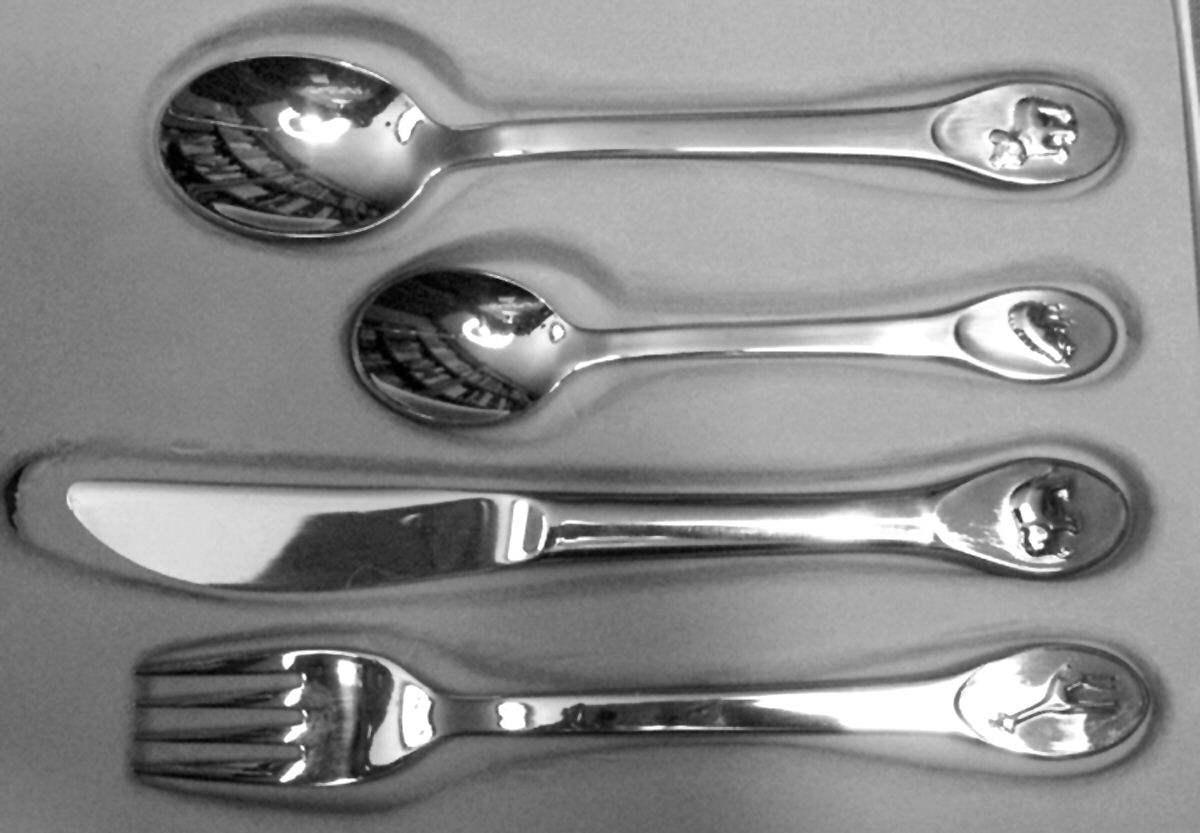 Zoo (Stainless) Youth-Child Set 4 Piece (YF,YK,YS,BS) by WMF Flatware-1