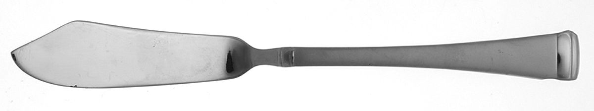 Bennett (Stainless) Flat Handle Master Butter Knife by Wallace Silver-1