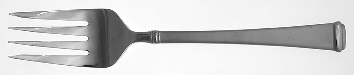Bennett (Stainless) Medium Solid Cold Meat Serving Fork by Wallace Silver-1