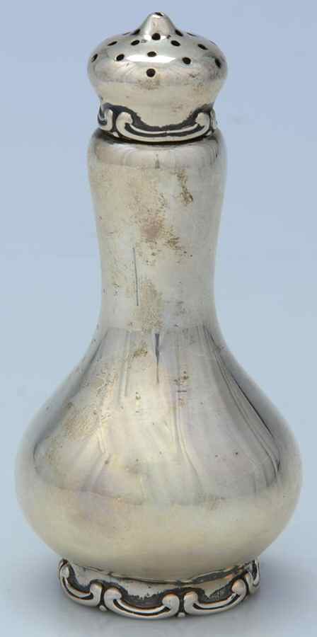 Louis XV (Sterling, 1891, Hollowware) Pepper Shaker by Whiting Manf Co-1