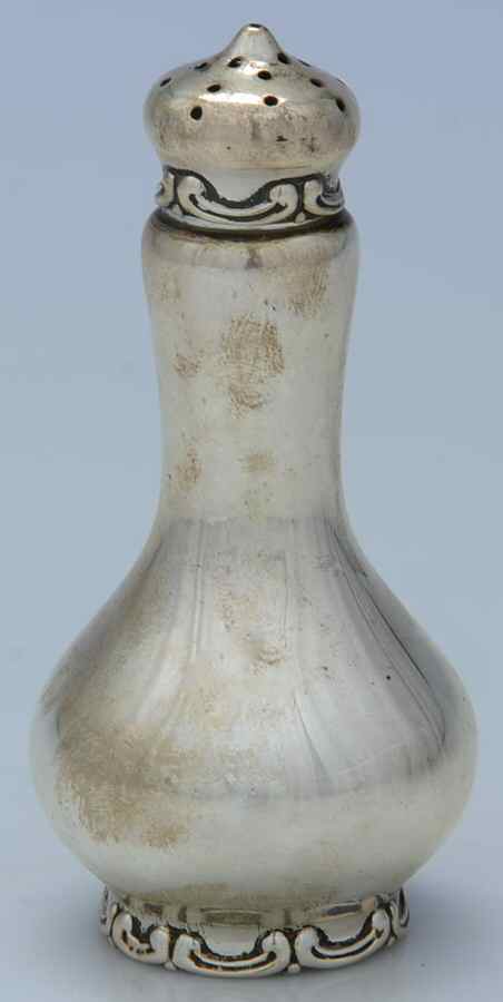Louis XV (Sterling, 1891, Hollowware) Salt Shaker by Whiting Manf Co-1