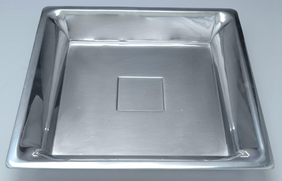 Clarion (Aluminum & Wood, Hollowware) 1 Piece Chip & Dip by Waterford-1