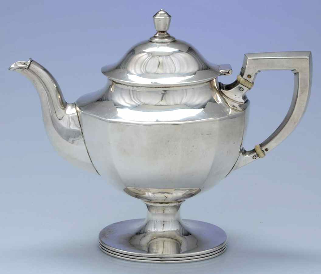 3065 (Sterling, Hollowware) Teapot by Woodside Sterling Co-1